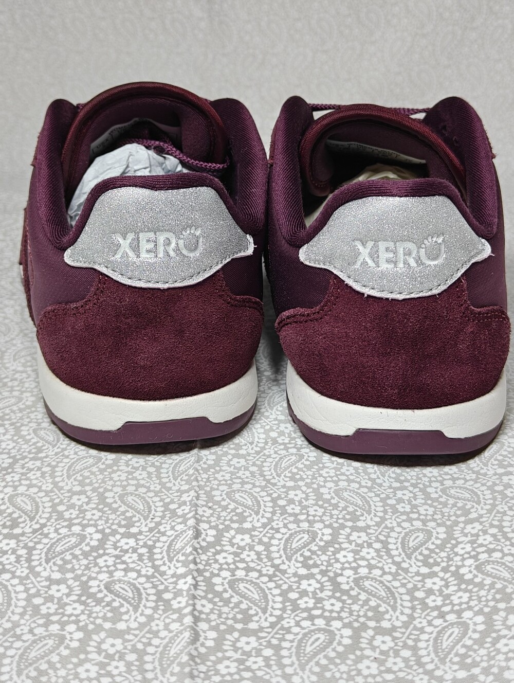 XERO Wynn Minimalist Nylon Athletic Burgundy Sneaker Women's Shoe Sz 5 - Picture 7 of 9